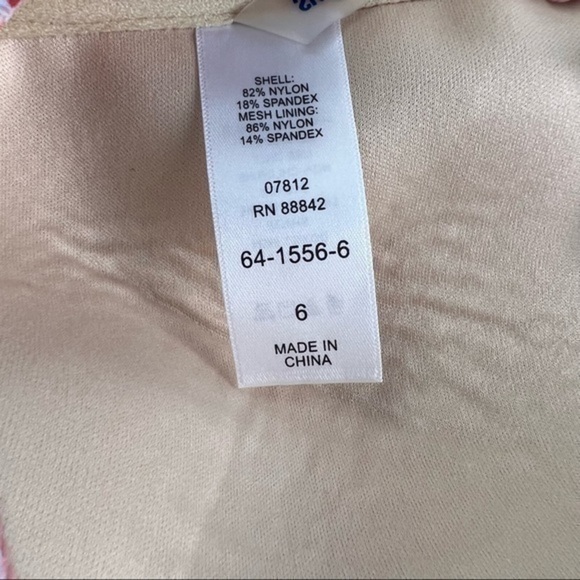 Swimsuit for all womens multicolor halter swim bikini top size 6 - Picture 7 of 7